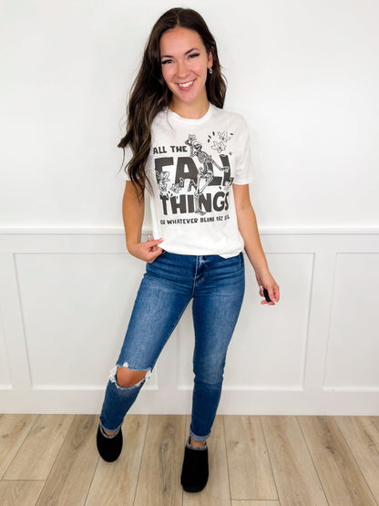 Jean skinny taille haute délavé foncé Risen Molly
