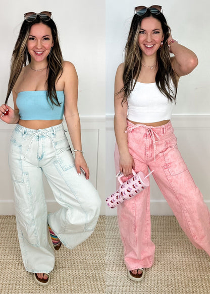 Goes Out to You High-Rise Wide Leg Avery Mae Jeans - 2 colors!