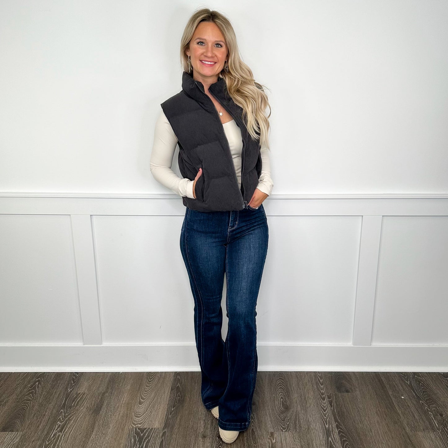 Judy Blue Ayla High-Rise Flare Dark Wash Jeans