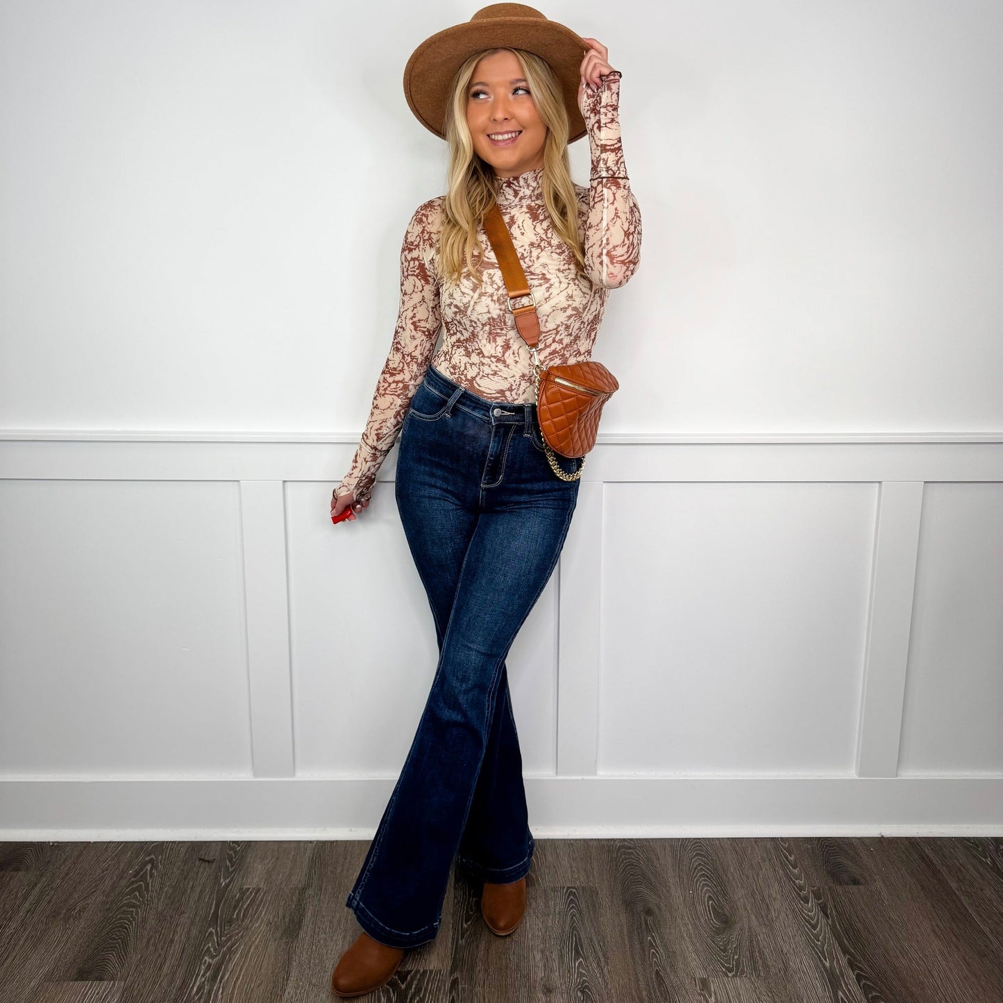 Judy Blue Ayla High-Rise Flare Dark Wash Jeans