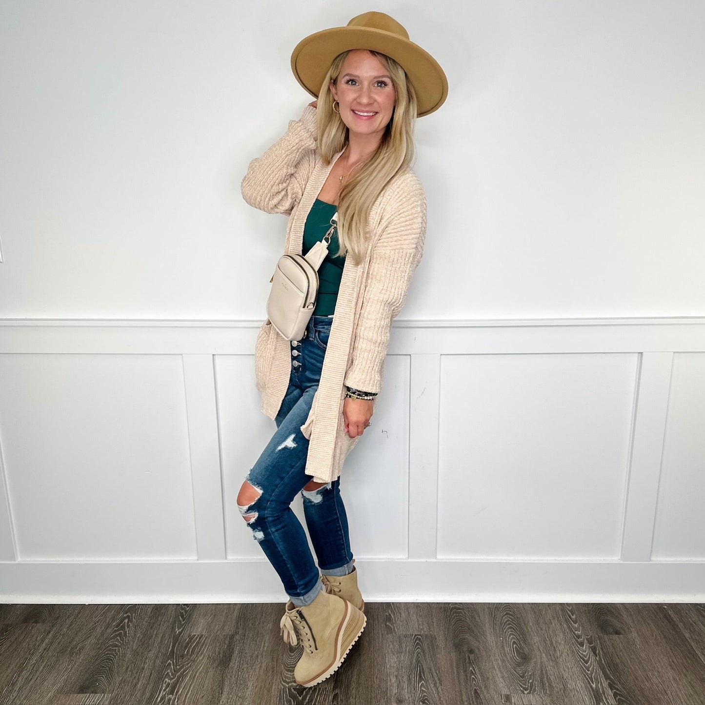 Judy Blue Emerson Distressed High-Rise Button Fly Skinny Dark Wash Jeans
