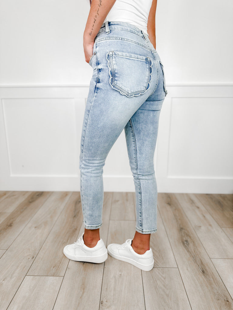 Ampersand Avenue Briar High-Rise Skinny Jeans - Light Wash (Non-Distressed)