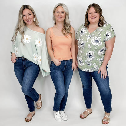 Judy Blue Lindsey "Butt Lifting" High-Rise Slim Straight Leg Jeans